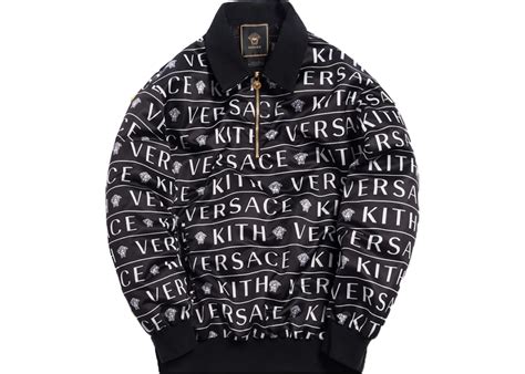 kith x versace quarter zip|versace quarter zip pullover.